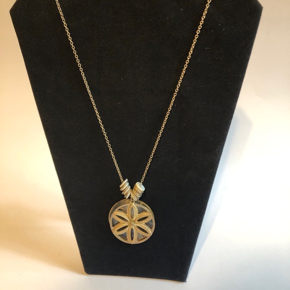 Calypso St. Barth for Target Vintage Gold Burst Charm Boho Long Necklace - Picture 7 of 11